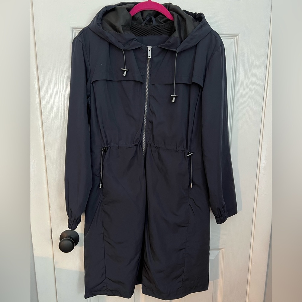 Seraphine 3 in 1 Rain Resistant Pack-Away Maternity Coat Navy Size 6